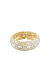 Rose Golden Gold Plated Zirconia Traditional Bangle For Her jh705. 