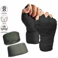 Hand wrap boxing hand wrap wrist grip boxing gloves hand wrap wrist grip boxing gloves, boxing bandages writs wraps (Random colour)   Wrist Grips Hand Band MMA Wrist Band Boxing Fitness Gym Yoga (1 Pair). 