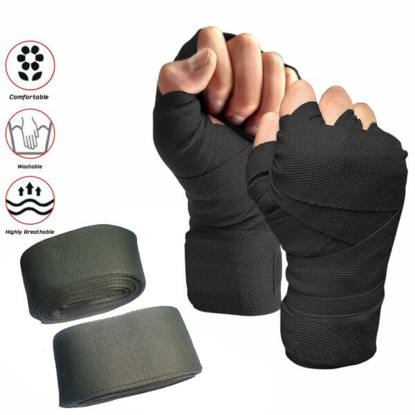 Hand wrap boxing hand wrap wrist grip boxing gloves hand wrap wrist grip boxing gloves, boxing bandages writs wraps (Random colour)   Wrist Grips Hand Band MMA Wrist Band Boxing Fitness Gym Yoga (1 Pair)
