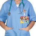 Disney Princess Cute Work Card Clip Doctor Nurse ID Name Badge Reel Holder Reels Chest Tag Accessories Factory Pass Card Clips. 