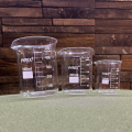 Glass Beaker set of 100ml, 250ml, 500ml Pyrex, Low Form Griffin, Borosilicate 3.3 Glass, marking Scale, Graduated. Glass Beaker High Quality, Laboratory use. 