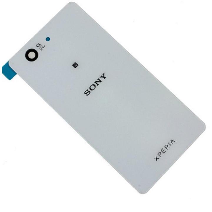 100% Original For Sony Z3 min Z3 Compact Back Glass Battery Door