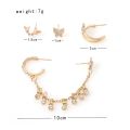 For TWO ears 8pcs/set High Level Korean Star Ear Cuff Style & Elegant Stylish Earring. 