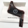 Beard Shaping Tool & Facial Hair Styling Template Guide & Beard Shaper comb tool. 