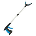 Outdoor Metal Collapsible Litter Grabber Garbage Grabber with Rotating Jaw Pick Up Tool for Floor. 