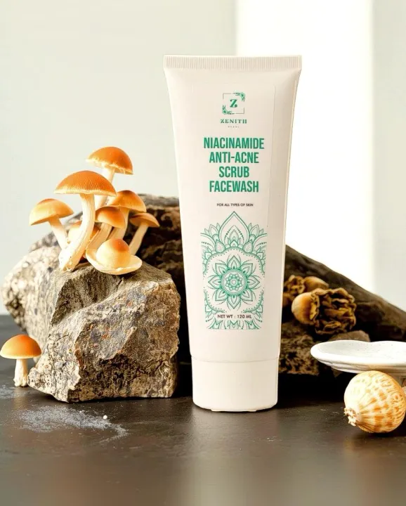 ZENITH PEARL Niacinamide Anti Acne Scrub Facewash 120ml