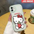 JIUMOO For VIVO Y30 vivo Y30i vivo Y50 Case Cartoon Hello Kitty Colorful Lovely Cream Wave Border Soft Clear Shockproof Phone Cases. 