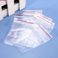 Pack of 80 - 4 Sizes Resealable Poly Clear Zip Lock Bags - Polythene Transparent Zipper Ziplock Bags. 
