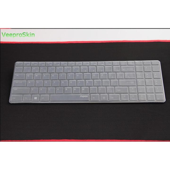 【Mary DAI Store】Desktop PC Wireless skin protector  keyboard cover For RAPOO 9300M 9300P 9100P E9100P X8100 8200P N7000 9300 9060