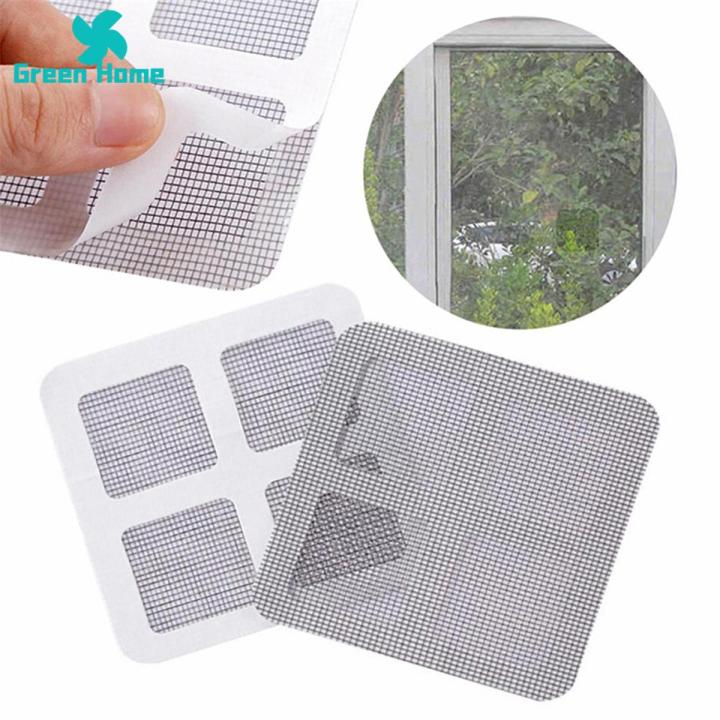 Green Home Window Net Patch Strong Adhesive Window Screen Repairing Adhesive Sticker