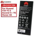Huawei Y6 Battery Replacement HB4342A1RBC Battery with 2200mAh Capacity - Black. 