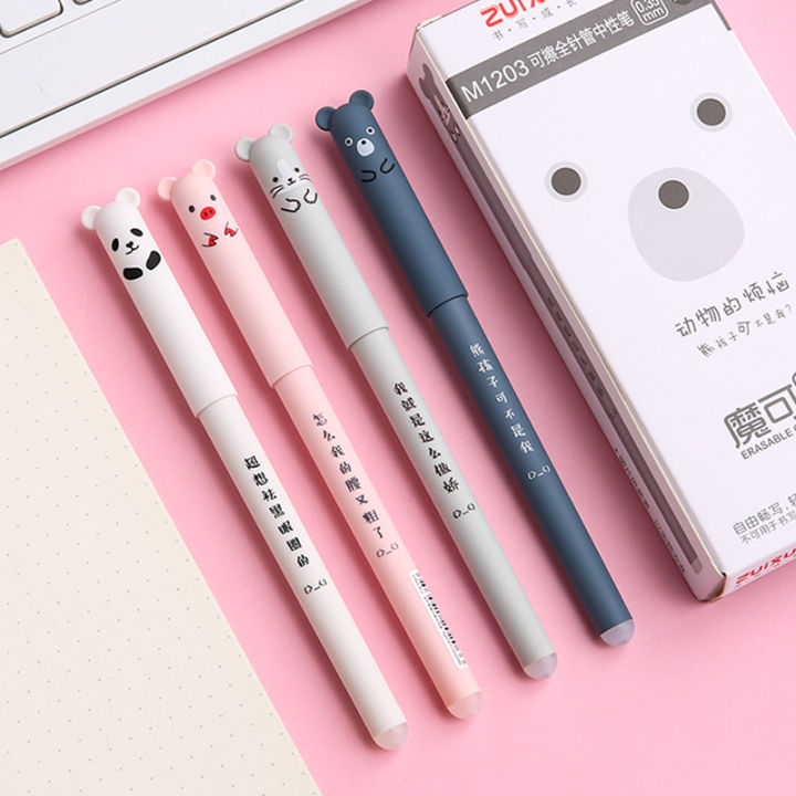 Cute%20Cartoon%20Erasable%20Gel%20Pen%200.35mm%20Black/Blue%20Ink%20Pen%20Student%20Stationery%20-%20Image%208
