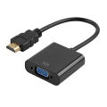 HDMI to VGA Adapter HDMI To VGA Cable Converter HDMI-Compatible Male to VGA Female HD 1080P for PS4 Xbox Tablet Laptop PC TV. 