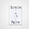 3 Pcs/Set Lumos Nox Light Switch Sticker , Creative Switch Sticker Vinyl Potter Decals. 