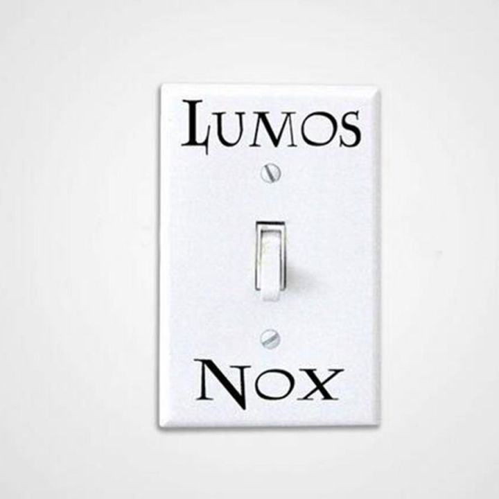 3 Pcs/Set Lumos Nox Light Switch Sticker , Creative Switch Sticker Vinyl Potter Decals