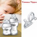 【Beiver Jewelry Store】（NEW）Tommee Tippee Puting 6CM Wide Nipple Teat Anti Colic For Feeding Bottle X Botol Susu BPA Free Silicone Pacifier. 