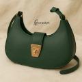 Premium Moon Style Shoulder Bags For Girls,Export Qualty PU Leather Bags For Ladies,Also Available Moon Buckle Under Arm Shoulder Bags Riva Collection. 