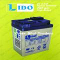 LIDO Rechargeable Dry Battery 6v 4.5AH T4/Cut Terminal. 
