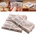 Miniature Newspaper Ornaments Scene Photo Prop 1/12 Dollhouse Newspaper for Household Bedroom. 
