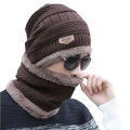 Best Quality Neck Warmer Winter Hat Cap / Knit Scarf Cap for Men / Unisex Outdoor Sports Windproof Warm Cap / Men’s Women’s Ski Hats Knitted Hat / Keep Warm Caps / 2 Piece Set Hat + Neck Warmer. 