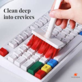Multifunctional Keyboard Cleaning Brush 5-in-1 Computer Keyboard Cleaning Tool Kit Earphone Headphones Cleaning Brush Window Frame Groove Brush. 