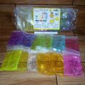 pack of 5 Colors Trendy Super Jelly Clay / Jelly Clay / Slime Transparent Crystal Art # OFA-JCS01 (5 Pcs). 
