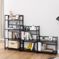Coavas Folding Bookshelf Shoe Rack Storage Shelves 2 Tiers Stackable shelf Organizer. 