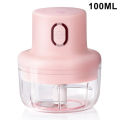 Wonderlife Wireless Mini Electric Garlic Food Chopper Ginger Vegetable Crusher Cutter Food Blender Processor. 