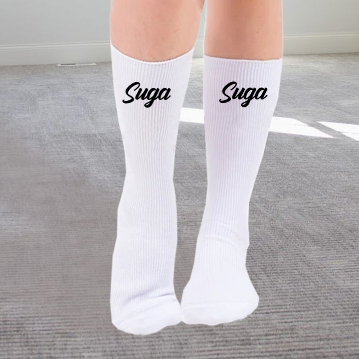 Army Long Socks Stockings Kpop Group Boys V JUNG KOOK Poster JIMIN RM SUGA JIN J HOPE Uniform Sock For Fans Gifts Girls