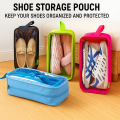 Rectangle Transparent Shoe Box & Handheld Shoe Bag – High-Quality Oxford Cloth Shoe Storage Organizer with Clear PVC Window – Dustproof, Breathable & Durable Shoe Protector Case for Men & Women – Ideal for Sneaker Display, Closet Organization & Travel. 