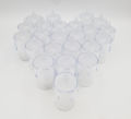 LED CANDLE IN WARM COLOR ( PACK OF 24 TRANSPARENT LED CANDLES ). 