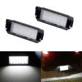 For Hyundai Veloster License Plate Light-2 * LED License Plate Lights-Black & white. 