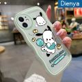 dienya For VIVO Y15s Y15a Y01 Case Cartoon Sweet Baby Pochacco Wave Border Silicone Edge Pattern Phone Case Full Cover Lens Camera Protector Soft Back Cover. 