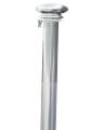 Flag Pole - Chrome Finish Aluminum, 60 inches. 