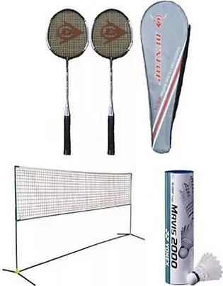 Pack%20of%209%20-%20Badminton%20Set%20-%20Multicolour%20pair%20of%20racket%206%20shuttle%20with%20net%20included%20-%20Image%202