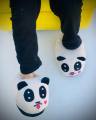 Emoji Slippers Collection Panda - Stylish, Comfortable, & Warm Slippers for Women, Men, Girls, and Boys | Winter Shoes, Flip Flops, Cozy, Anti-Slip, and Soft Shoes for All Ages. 