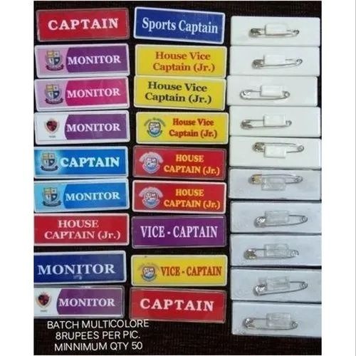 Proctor Code Pin Example School Prefect | Proctor | Monitor Custom MDF Pin Name Plates ...
