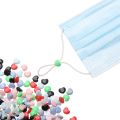 【Happytree】 50PCS Colorful Love Heart Shape Silicone Cord Locks Adjustable Mask Drawstrings Toggles Non Slip Stopper Lanyard Buckle Tools. 