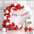 58 Pcs Birthday Decoration Set for Boys & Girls Including Happy Birthday Banner, Latex Balloons, Confetti Balloons, Arch Tape, Dot Tape, Happy Birthday Decoration Items Set for Boys & Girls. 