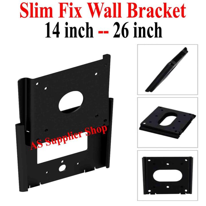 Best Quality 14 inch To 26 inch Universal LCD LED TV Fix Wall Bracket Wall Mount Wall Stand Slim Wall Bracket Wall Mount Wall Stand Non-Movable Wall Bracket Wall Mount Wall Stand