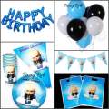 Boss baby birthday set for Boss baby theme party / boss baby tableware / boss baby party / boss baby baby shower / 1st birthday decor / my little man / oh baby / boss baby favor boxes / boss baby hats / boss baby decoration. 