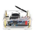 For Orange Pi 3 LTS Case Transparent Acrylic Shell with Cooling Fan. 