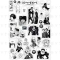 Death Note Anime Manga Stickers UNCUT For Phone Cover Laptop Notebook Scrapbook Journal. 