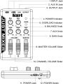 Maker Hart JUST MIXER - Audio Mixer - Battery/USB Powered Portable Pocket Audio Mixer w/ 3 Stereo Channels (3.5mm) Plus On/Off Switch  --- (OpenBox Condition). 