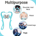6 Wheel Dual Pressure Point Cervical Neck Massager Pinpoint Roller Neck Spine Massage Tool Manual 6 Ball Roller Neck And Body Massagers  ( MT ). 