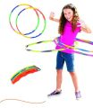 Multicolor Kids Fitness Circle Hula Hoop Toy Set For Kids and Toddlers. 