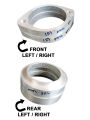 Daihatsu Mira Suspension / Body Lift Spacer - Set of 4 Pieces (2 Front - Left+Right) (2 Rear Left + Right). 