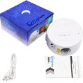 Rechargeable Aurora Galaxy Projector Night Light - LED Projector Lamp Rotating Night Light Colorful Nebula Cloud Lamp Atmosphere Bedroom Beside Lamp. 