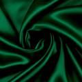 Dark Green Pure Korean Satin Silk Fabric 54 Inch Arz. 