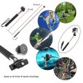 3 in 1 Universal Waterproof Action Camera Accessories Bundle Kit - Head Strap Mount/Chest Harness/Selfie Stick Compatible for Gopro Hero 6 5 Action Camera. 